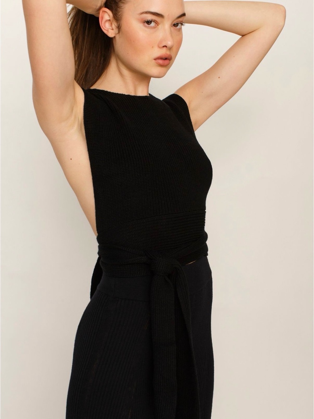 Free People Orchid Convertible Open-Back Sweater tank NWT size small - Picture 3 of 9